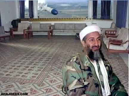 ush bin laden with gun. Bush: Bin Laden helped me,